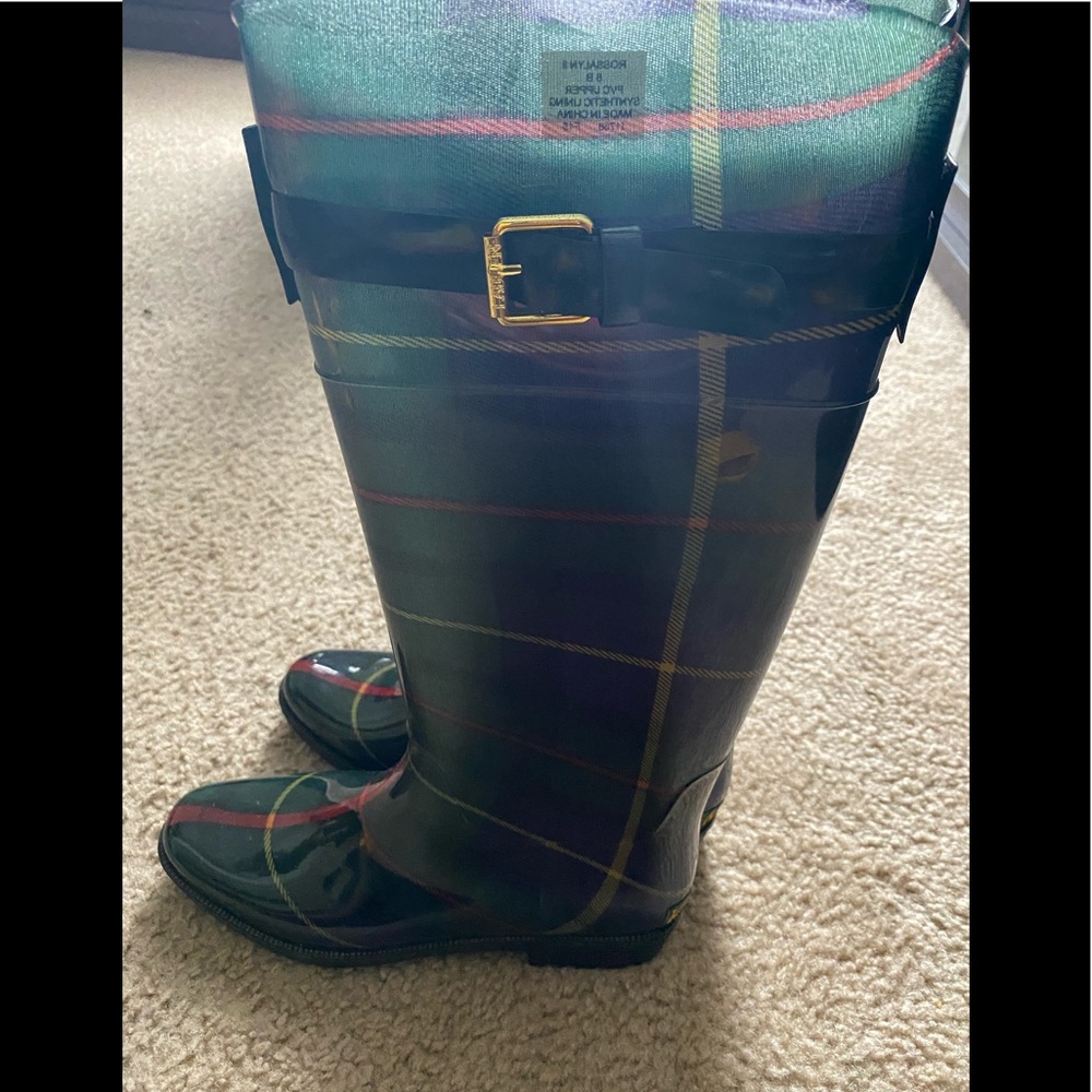 Brand new Ralph Lauren rain boots